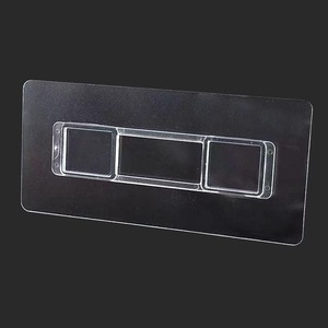 Transparent Acrylic Wall Hooks Punch Free Adhesive Mounts For Storage Shelves And Accessories - Product Image 3