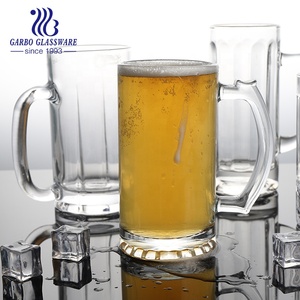 Verre à bière royal doré Garbo 16 oz en gros, unique, <span class=keywords><strong>personnalisé</strong></span>, plaqué, coloré, pour bar, pub, service, avec poignée, va au lave-vaisselle, fabriqué en Chine - Product Image 1