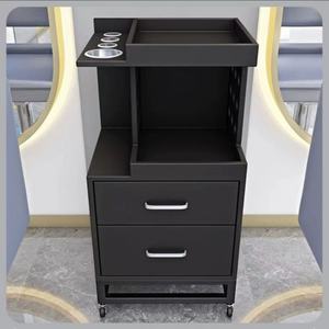 Popular High Quality Barbershop Cart Hair Salon Special Tool Cabinet Beauty Salon Storage Cabinet - Product Image 4