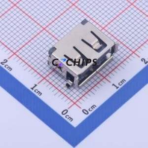 915-311A2026S10101 USB <b>Connector</b> SMD <b>Connector</b> ( <b>Connector</b> Type: Type-A )( Protocol Standard: USB 2.0 )( Gender: Female ) - Product Image 1