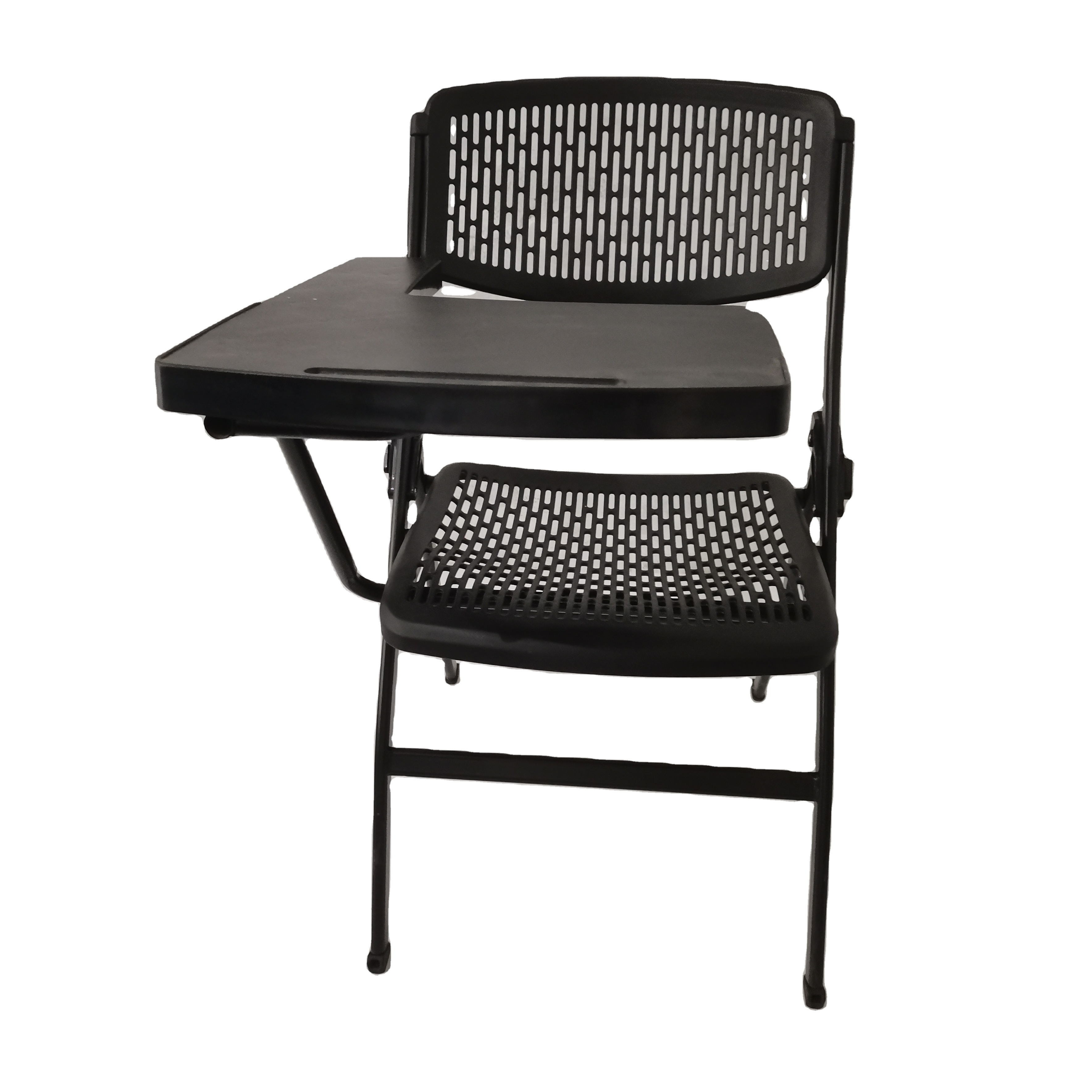Chaise pliante avec tablette rabattable