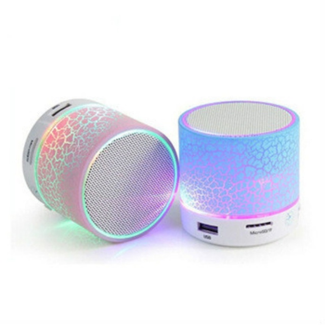 Factory Price Mini Speaker Wireless LED Music Box USB Charging Portable Speaker With Retail Box