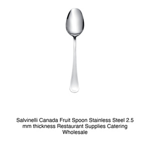 Cuchara para Postre Salvinelli Canadá, Acero Inoxidable 18/10, 2.5 mm de Grosor - Product Image 2