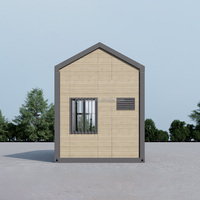 Rumah Kontainer Modern Prefabrikasi Desain Flat Pack Kerangka Logam Kokoh Perakitan Cepat Isolasi Termal Gedung Kantor Kamar Tidur