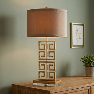 Lampe de table moderne en laiton avec abat-jour rectangulaire en tissu beige, alimentation CA E26, fil LED Ra80 3000K, lumière chaude, éclairage décoratif pour chambre à coucher - Product Image 4