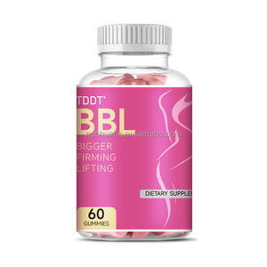 Gomitas BBL de Marca Privada con Suplemento de Maca para Mujeres, Gomitas Dietéticas para Aumento de Glúteos, 60 Unidades - Product Image 1