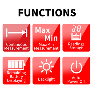 Máy đo khoảng cách hồng ngoại kỹ thuật số có thể sạc lại 0,05m ~ 120m Máy đo khoảng cách hồng ngoại kỹ thuật số có thể sạc lại Máy đo khoảng cách - Product Image 5