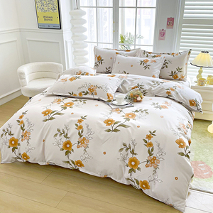 Großhandel Atmungsaktives Bedrucktes King-Size Spannbettlaken Bettwäsche Einzelbett-Zubehör Bedruckte Bettwäsche-Sets - Product Image 4