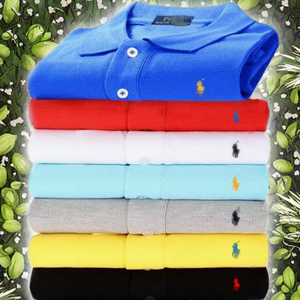 Camiseta de Verano para Hombre, de Algodón Ecológico, de Manga Corta, con Cuello Bordado, Corte Holgado, Estilo Casual/Formal, Tallas Grandes - Product Image 3