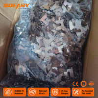 Système de montage solaire personnalisé Soeasy, clip de mise à la terre, rondelle conductrice, support solaire, feuille conductrice