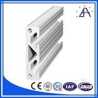 Profilé d'extrusion en aluminium à rainures en T industrielles 2040 3030 4040 8080, cadre anodisé pour système de ligne d'assemblage