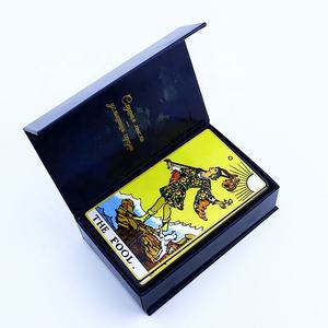 Cartas de Tarot Gitano Grandes para Principiantes, Cartas de Oráculo Angelical Impresas Personalizadas, Nuevas Mazas de Tarot Hechas de Papel Duradero - Product Image 3