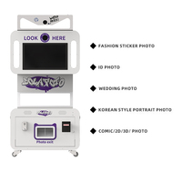 Machine photo mobile, photomaton itinérant, distributeur de photos, machine photo pour snacks, équipement de service commercial, photomaton