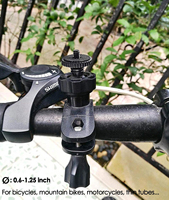 Bracket Sepeda Murah Grosir, Rotasi 360 Derajat, Dudukan untuk Kamera Aksi GoPro DJI Insta360/Speaker Portabel Outdoor
