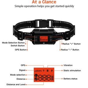Nuevo Collar de Adiestramiento para Perros con Sistema de Cerca Electrónica Inalámbrica, GPS Inteligente de Precisión para Entrenamiento al Aire Libre, Material ABS - Product Image 5