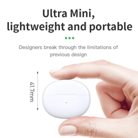 Écouteurs sans fil Bluetooth TWS Pros Noise Reduction Air Mini Buds Pro S, étanches, intra-auriculaires, avec micro pour le sport