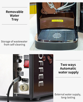Self Service MDB Outdoor Card Payment Entièrement automatique Bean to Cup Écran 10.1 "Distributeur automatique de café commercial