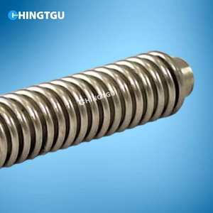 Soufflets flexibles en acier inoxydable à paroi mince avec mini-flanges, norme JIS, surface lisse pour systèmes à très haut vide - Product Image 4