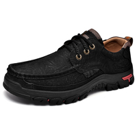 Chaussures Oxford pour hommes Outillage Travail et sécurité Randonnée et trekking en plein air Sac à dos Chaussures de marche Chaussures basses à lacets Cuir décontracté Homme