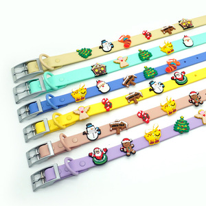 <span class=keywords><strong>2026</strong></span> Neues Maßgefertigtes Luxuriöses Langlebiges PVC-Silikon Wasserdichtes Verstellbares Hunde-Halsband und Leinenset DIY Großhandel - Product Image 2