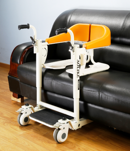 Nhà Máy cung cấp có thể điều chỉnh gấp Trọng lượng nhẹ xe lăn điện chuyển nâng lên 120kg Công suất cam/trắng cho người khuyết tật sử dụng - Product Image 2