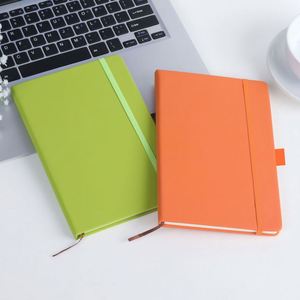 Colorful A5/A6 Hardcover Business Notebook PU Cover Thread Sewing Binding Organizer/Planner Student Diary Strap Office 80 <b>Sheets</b> - Product Image 4