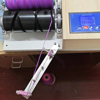 Machines textiles : Mini-enrouleuse à vitesse fixe, Double cadre de cirage, Machine à filer la laine à plusieurs plis