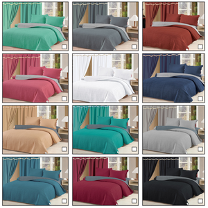 Cheap Solid Quilting <strong>King</strong> <strong>Size</strong> <strong>Bed</strong> <strong>Spreads</strong> Sets 7 Piece <strong>Bed</strong> Sheet and Curtain Set - Product Image 1