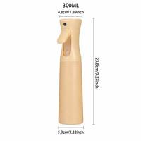 Pulverizador de Desinfección de Niebla Fina 200ml/300ml Portátil Reutilizable en Forma de Cilindro de PP/PET Botella de Spray Continuo