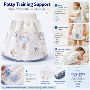 Falda Impermeable para Bebés, Lavable, para Entrenamiento de Orinal, para Niños Pequeños, OEM al por Mayor, con 3 Capas Antifugas, Suave y Transpirable - Product Image 5