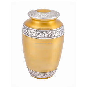 Urne funéraire funéraire en métal prêt à expédier de conception attrayante pour les cendres humaines Urnes funéraires Urnes funéraires bon marché aux prix les moins chers - Product Image 6
