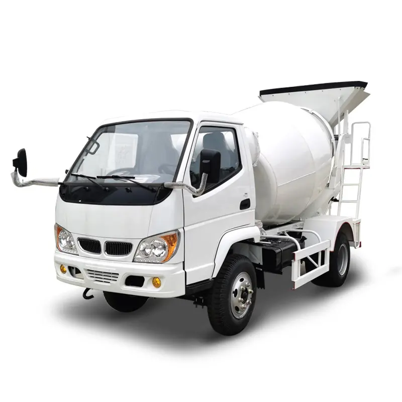 Truk Pengaduk Beton Mini Mobil Tiongkok dengan Truk Pengaduk Beton 2,6m3