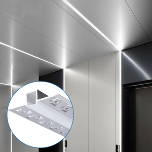 Profilé LED encastré sans cadre en aluminium pour bande LED COB, idéal pour sous-meuble, mur, étagère ou plafond - Product Image 5