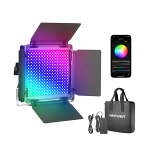 <span class=keywords><strong>Neewer</strong></span> <span class=keywords><strong>LED</strong></span> Panel Light <span class=keywords><strong>RGB</strong></span> 660 Pro II Lot de 2 Panneaux <span class=keywords><strong>LED</strong></span> Lampe Vidéo Lumière Colorée pour Appareil Photo Studio Photo Lampe d'Appoint Diffusion en Direct - Product Image 2