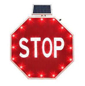SEÑALES DE TRÁFICO LED SOLARES 2026 - PERSONALIZADAS - Product Image 1