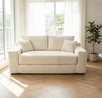 Canapé compressé sans cadre en boîte 0,3 m³ – Canapé-lit deux places 50D avec mousse moulée intégrée 1/4 de volume OEM ODM VLranlife