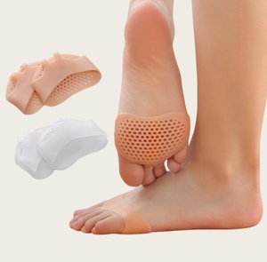 Coussins <span class=keywords><strong>de</strong></span> l'avant-<span class=keywords><strong>pied</strong></span> pour la femme pour le soulagement <span class=keywords><strong>de</strong></span> la douleur au <span class=keywords><strong>pied</strong></span> Coussinets métatarsiens en silicone respirant en nid d'abeille Semelles intérieures <span class=keywords><strong>de</strong></span> chaussures - Product Image 2