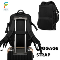 Sac à dos d'ordinateur portable étanche, grande capacité, multifonctionnel, extensible, avec port Usb, 17.3 pouces
