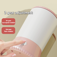 Lave-pattes portable automatique rechargeable électrique étanche en silicone souple 2 en 1 pour chiens et chats