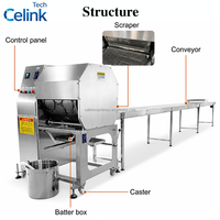 Machine à pâte à rouleaux de printemps 220V/380V en option, formuleuse automatique de feuilles en acier inoxydable pour usine alimentaire et usage commercial