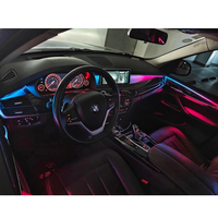 Iluminación Ambiental Interior para Automóvil LED Symphony de 256 Colores para BMW Serie 6 F06 F12 F13 G32, Accesorios de Tira de Ambiente