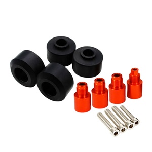 Convient pour <span class=keywords><strong>KTM</strong></span> Duke / <span class=keywords><strong>Rc125</strong></span> / 200 / 250 / 390 02-18, boule anti-chute pour roue avant et arrière, accessoire de modification de moto - Product Image 1