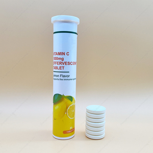 Suplemento de refuerzo inmunológico OEM tableta efervescente de vitamina <span class=keywords><strong>C</strong></span> de sabor personalizado 1000mg Etiqueta Privada - Product Image 4