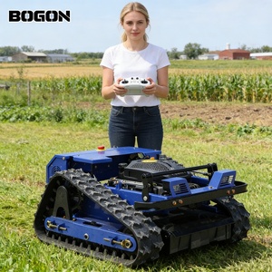 Petite tondeuse à gazon autotractée de type mini-crawler, télécommandée, à braquage zéro, pour usage domestique et <span class=keywords><strong>jardin</strong></span>, avec moteur diesel - Product Image 1