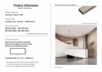 Système de plafond en aluminium courbé avec revêtement WPC, système de plafond linéaire en aluminium, imperméable et ignifuge pour aéroport, station de métro