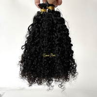 VMAE vente en gros de cheveux vierges européens non transformés 100g 1g par brin Afro Kinky Deep Curly European I Tip Extensions de cheveux humains