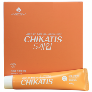 Dentifricio Chipatis confezionato in 5 misure del tubo per comodità - Product Image 1