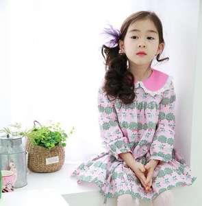 ชุดเดรสยาวแขนยาวเรียบง่ายสำหรับเด็ก OEM รุ่น Evening - Product Image 2