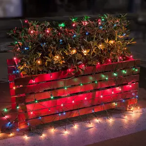 Popular Hot Selling Factory Direct Wholesale UL CSA Replaceable Clear Mini Ribbon Net Tree Outdoor Decorative Lights