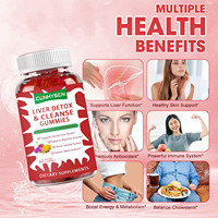 Permen Gummy Detoksifikasi Hati Bebas Gula untuk Dewasa dengan Ekstrak Herbal Milk Thistle Silymarin Dandelion Artichoke untuk Membersihkan dan Mendetoksifikasi